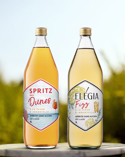 Pack Duo Sans Alcool – Spritz des Dunes + Elégia Fizz